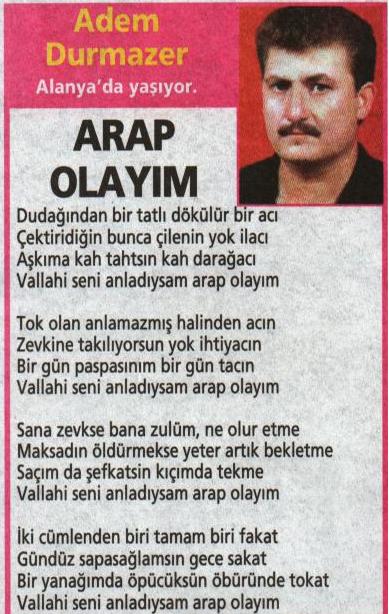 Arap Olayım