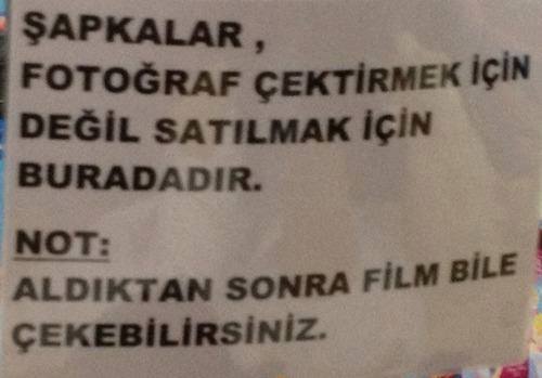 Aldıktan sonra film bile...