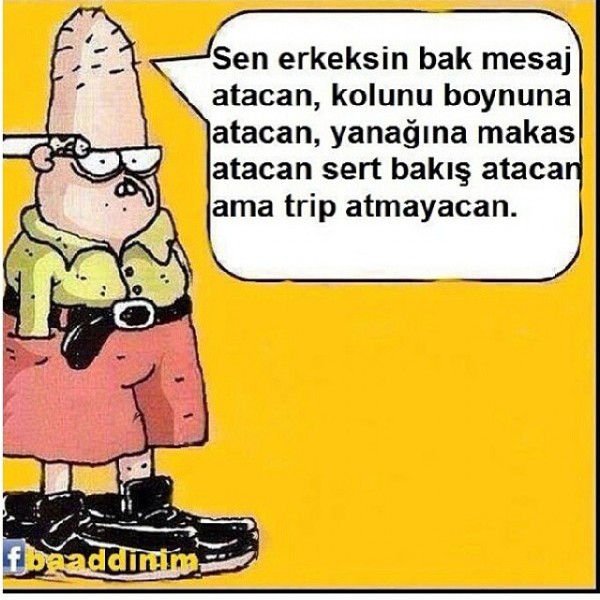 Sen erkeksin