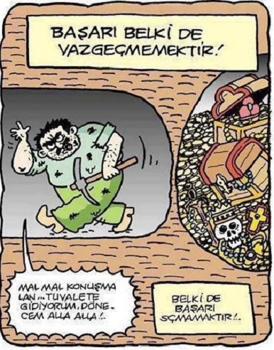 Başarı belkide vazgeçmemektir