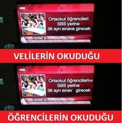 Öğrencilerin okuduğu