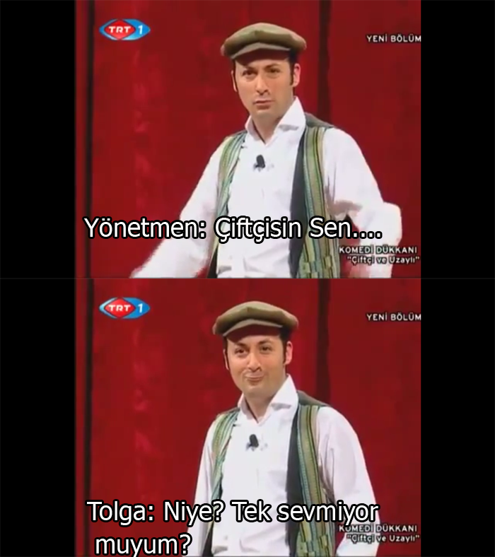 Niye tek sevmiyormusun?