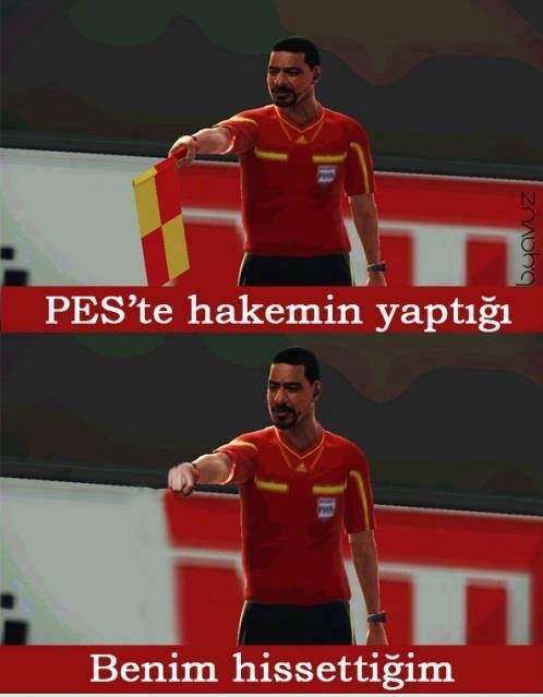 Peste hakemin yaptığı