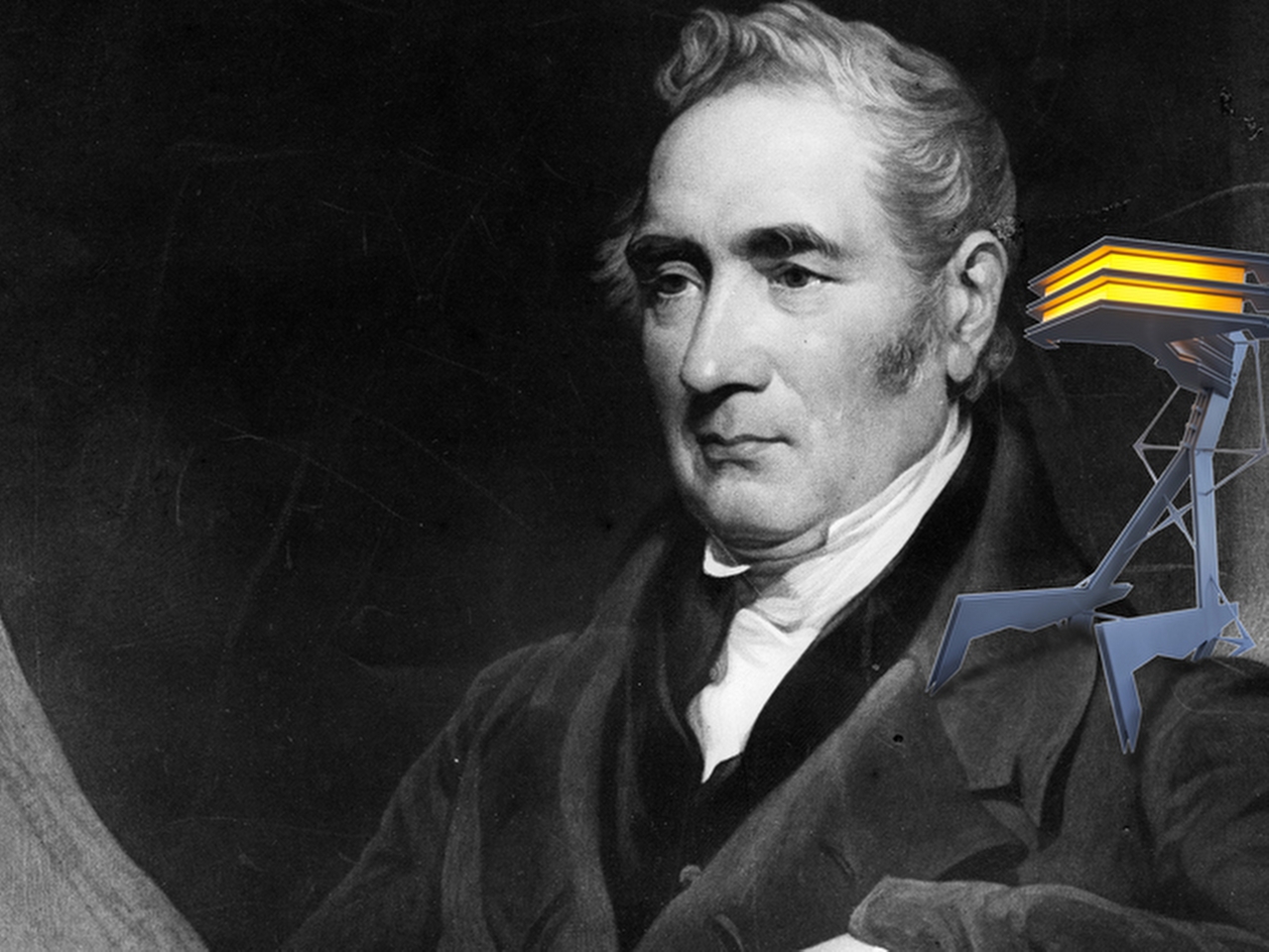 George Stephenson ve Robert Stephenson Resimleri