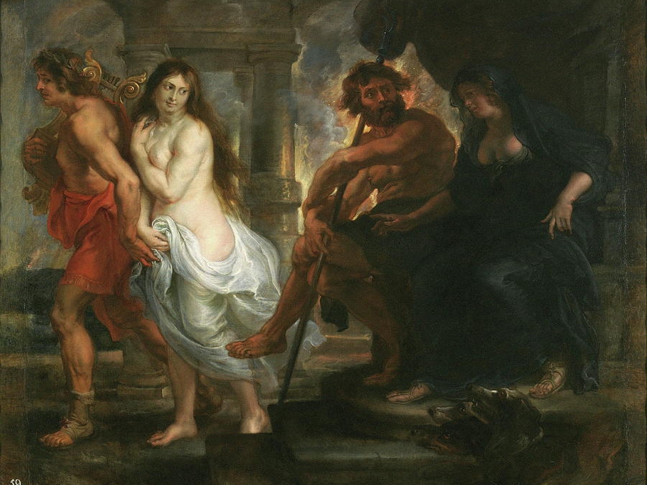 Orpheus ve Eurydike Resim