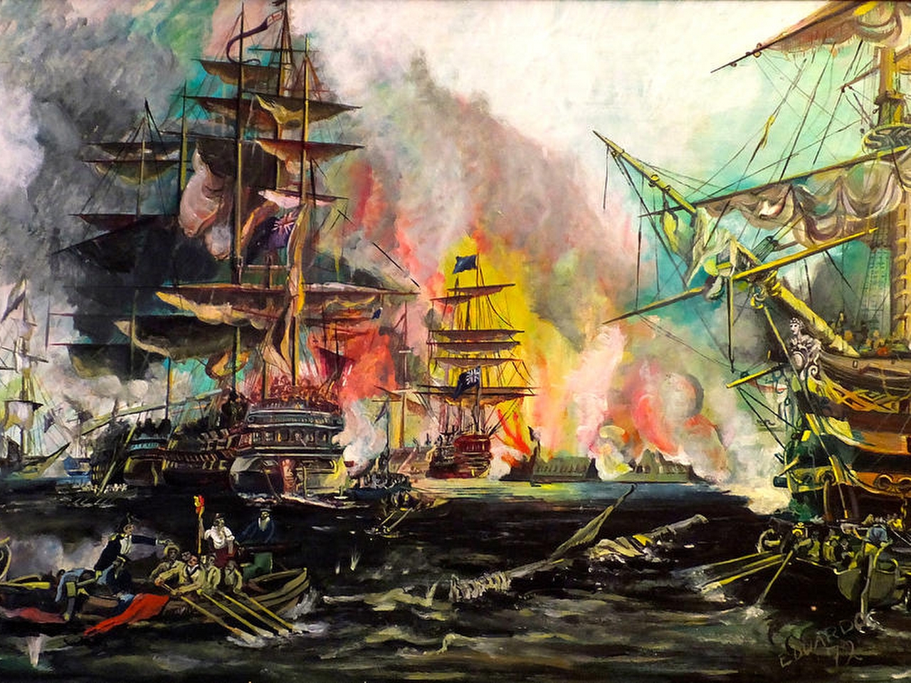 Trafalgar Savaşı Resim